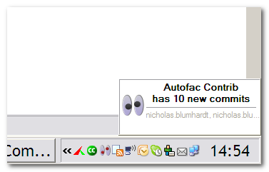 Commit Monitor for Subversion - tray notification