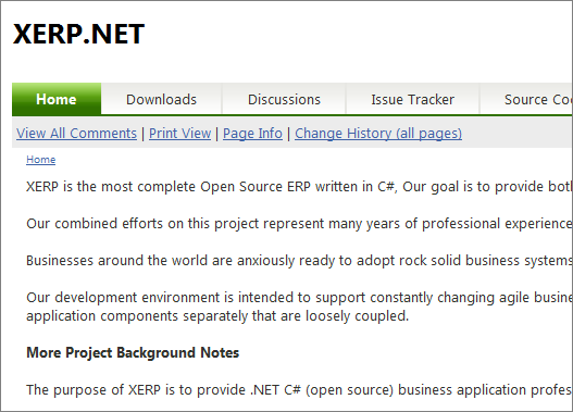 XERP.NET Screenshot