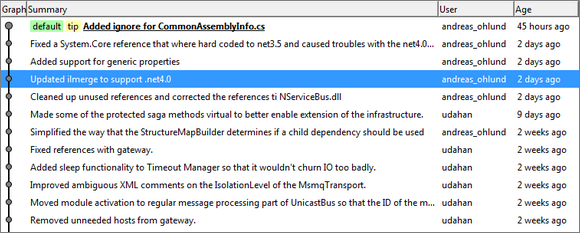 NServiceBus trunk